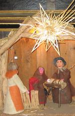 Krippe von Kindern gebastelt - entnommen bei wikipedia.org