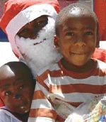 Weihnachtsmann in Afrika