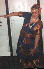 Das bin ich bei meinem ersten Auftritt