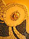 Detail des Mosaik - detail of mosaic in my house