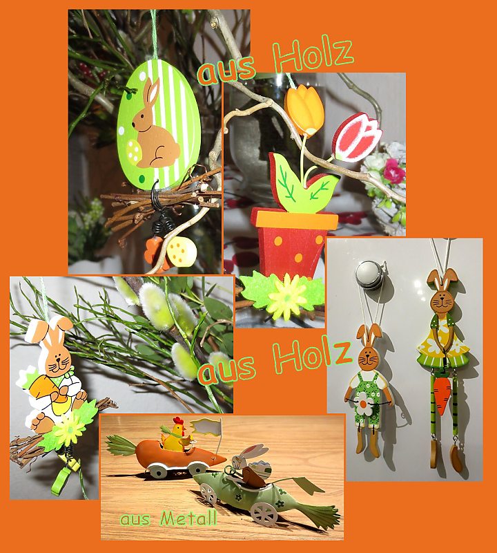 Osterdeko von Lidl  und Rossmann 2016