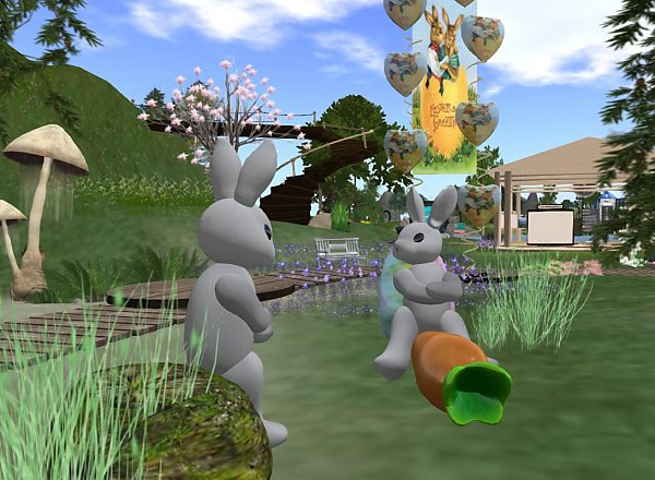 Osterambiente auf der Sim World of Seasons