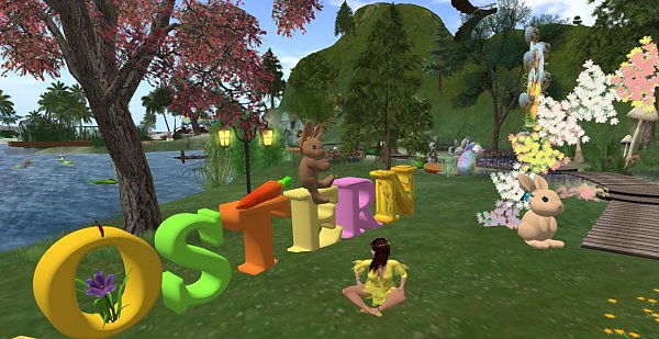 Osterambiente auf der Sim World of Seasons
